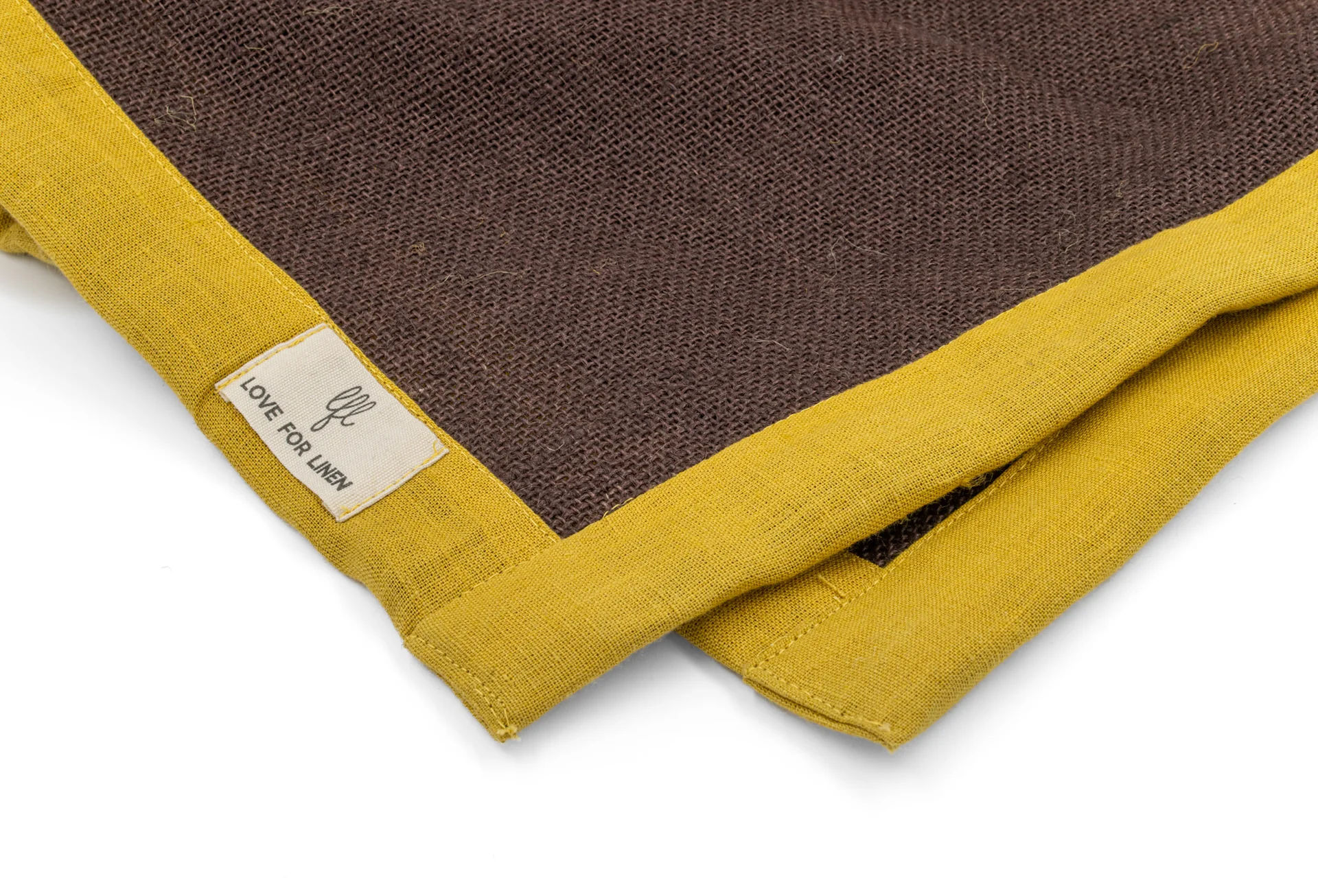 Coffee Yellow Jute Runner